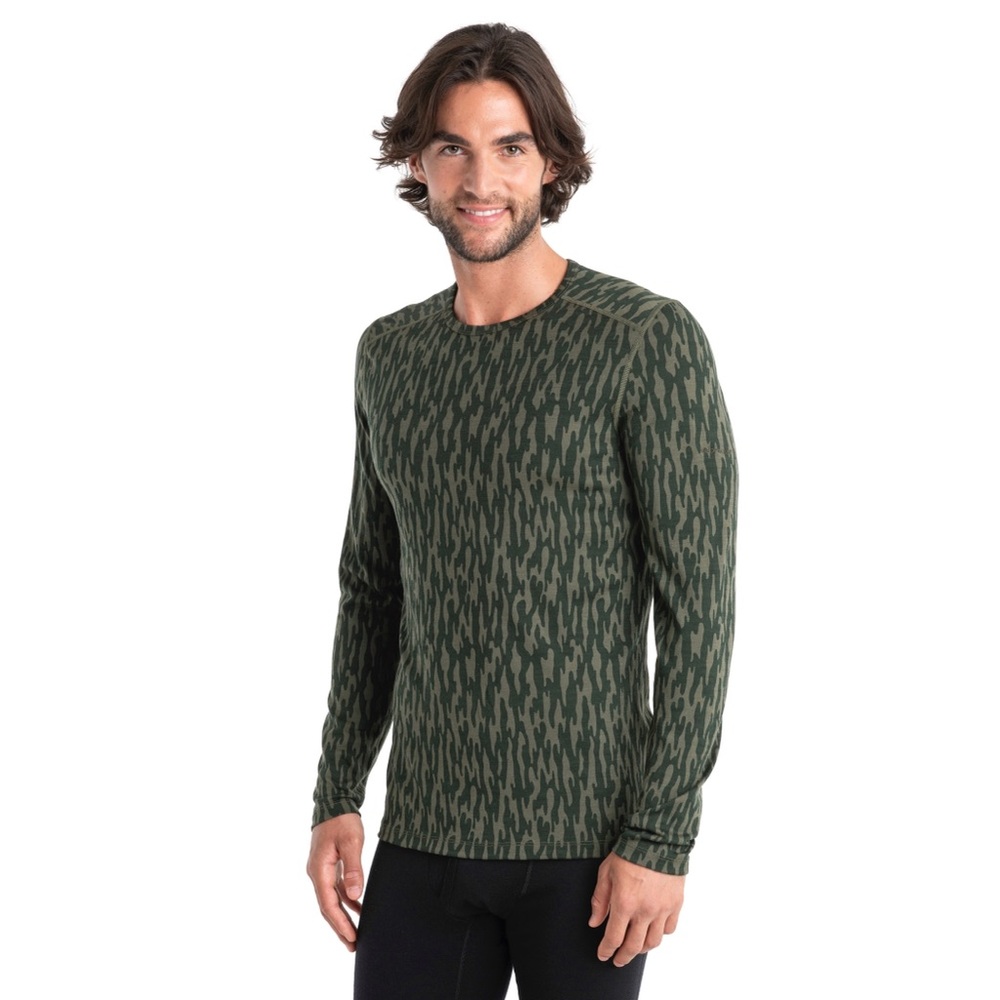 Icebreaker | Men's Merino 200 Oasis Long Sleeve Thermal Top Glacial‎ Flow Size L